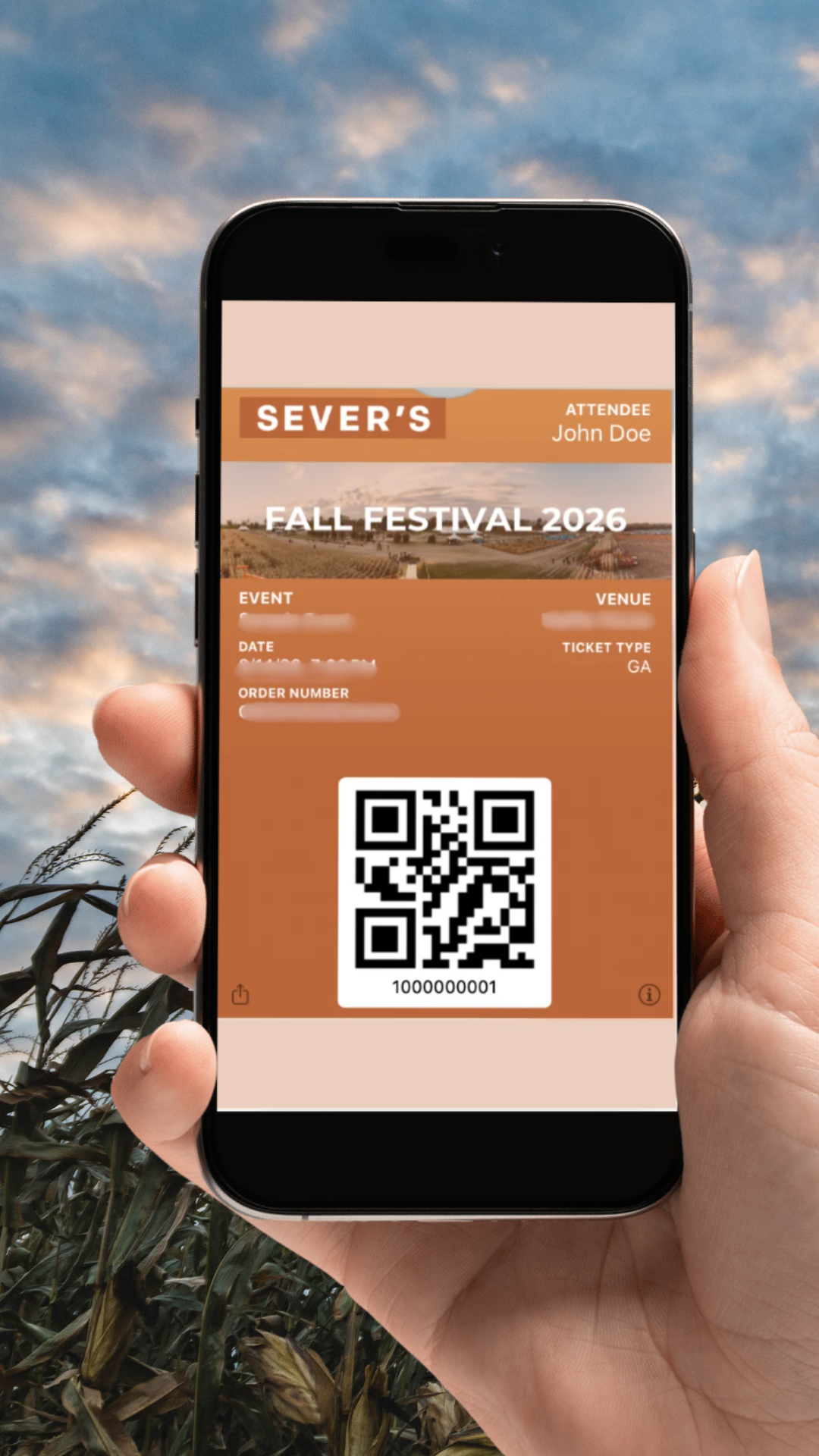 Sever's Early Bird General Admission